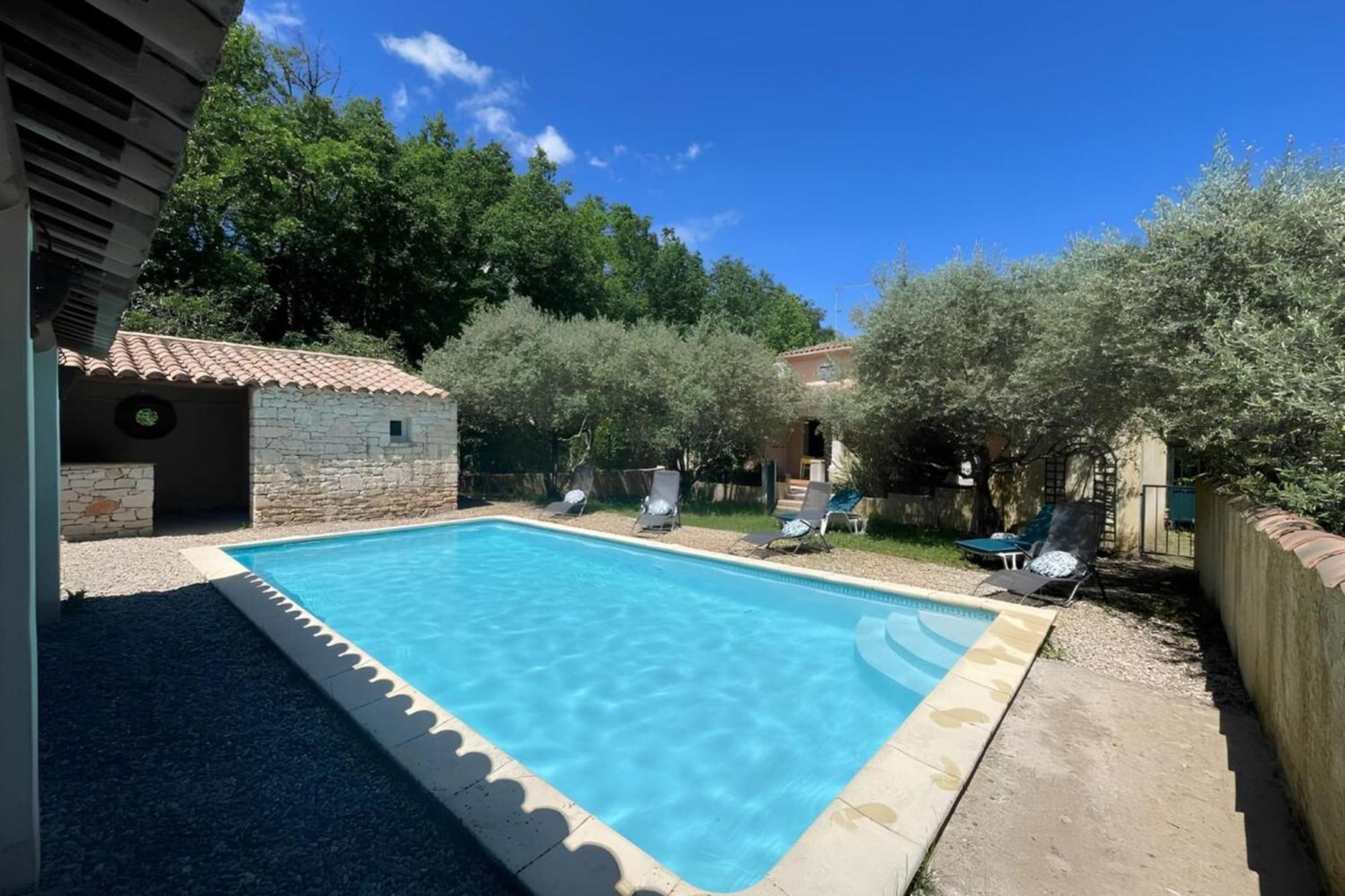 Les Oliviers - Villa 10 People - 5 Min Ardeche Saint-Julien-de-Peyrolas Bagian luar foto