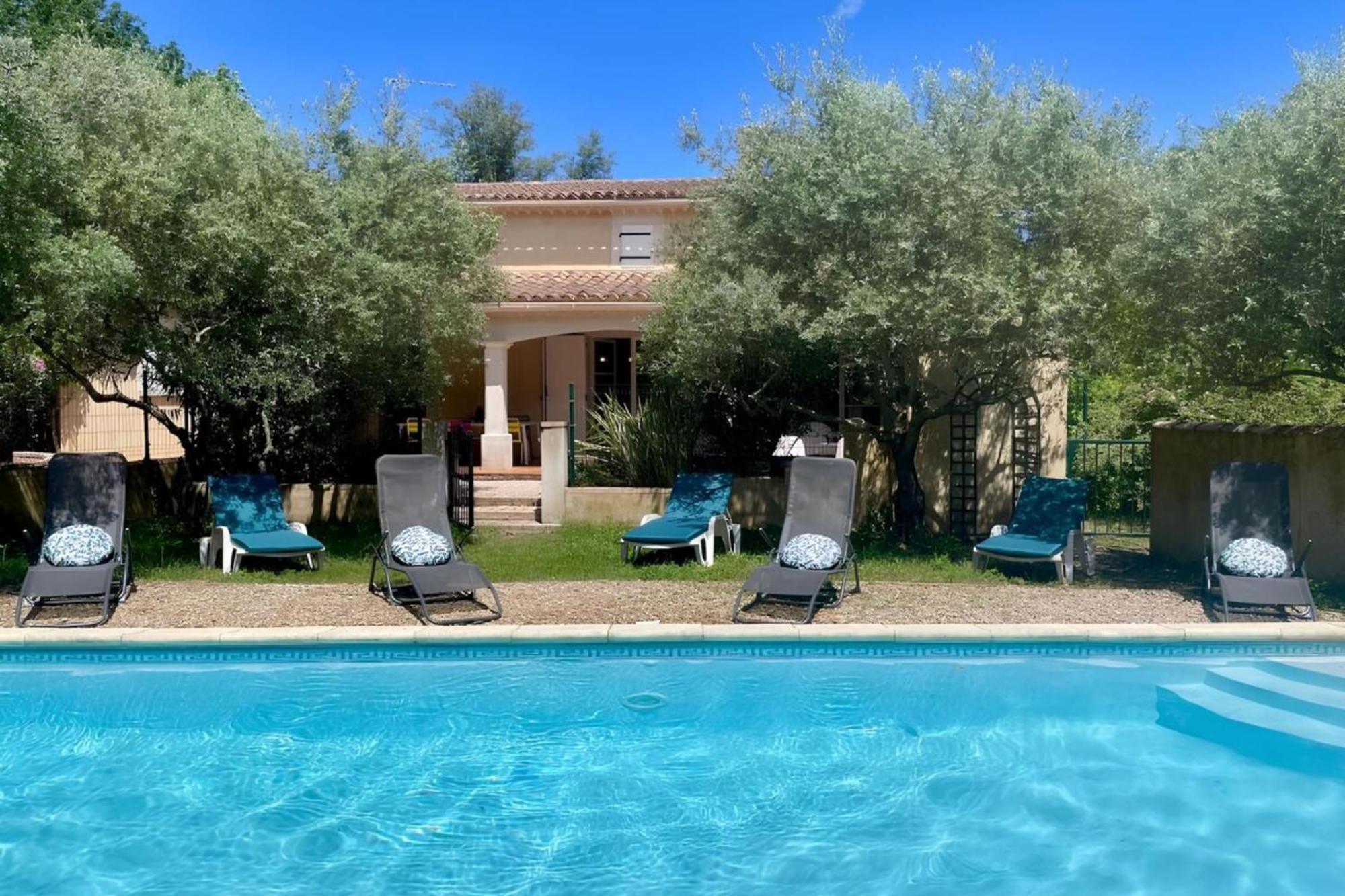 Les Oliviers - Villa 10 People - 5 Min Ardeche Saint-Julien-de-Peyrolas Bagian luar foto